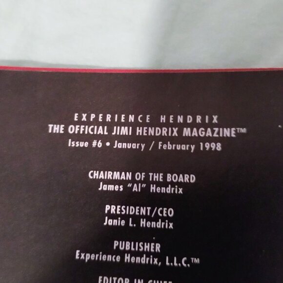 Experience Hendrix Issue 6 – Jan/Feb 1998 – Uncirculated Magazine MINT CONDITION - Picture 5 of 10